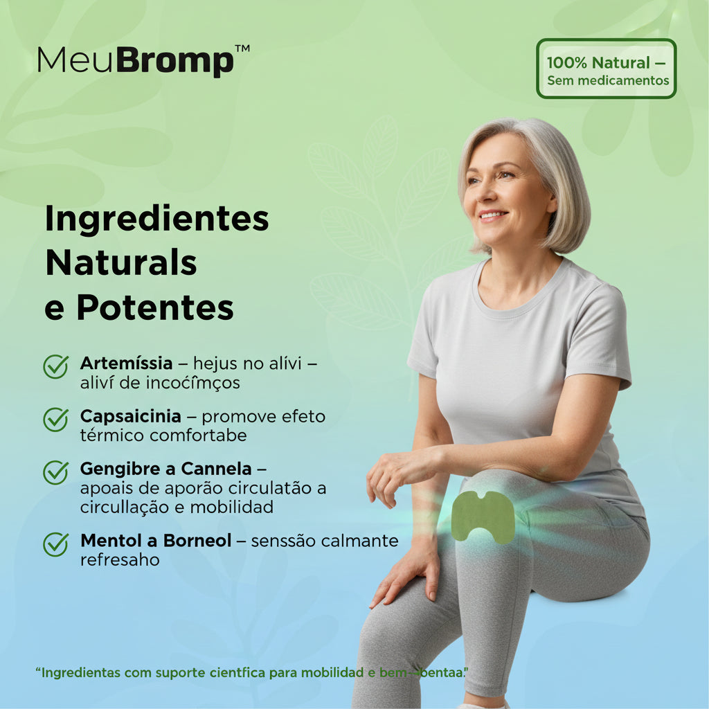 Adesivo de Alívio para Joelhos – MeuBromp