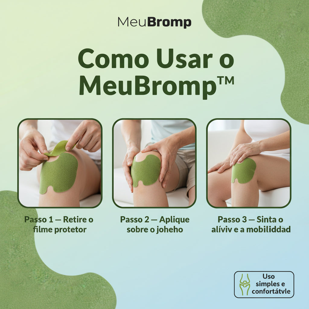 Adesivo de Alívio para Joelhos – MeuBromp