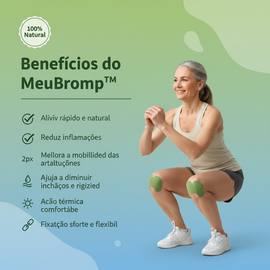 Adesivo de Alívio para Joelhos – MeuBromp